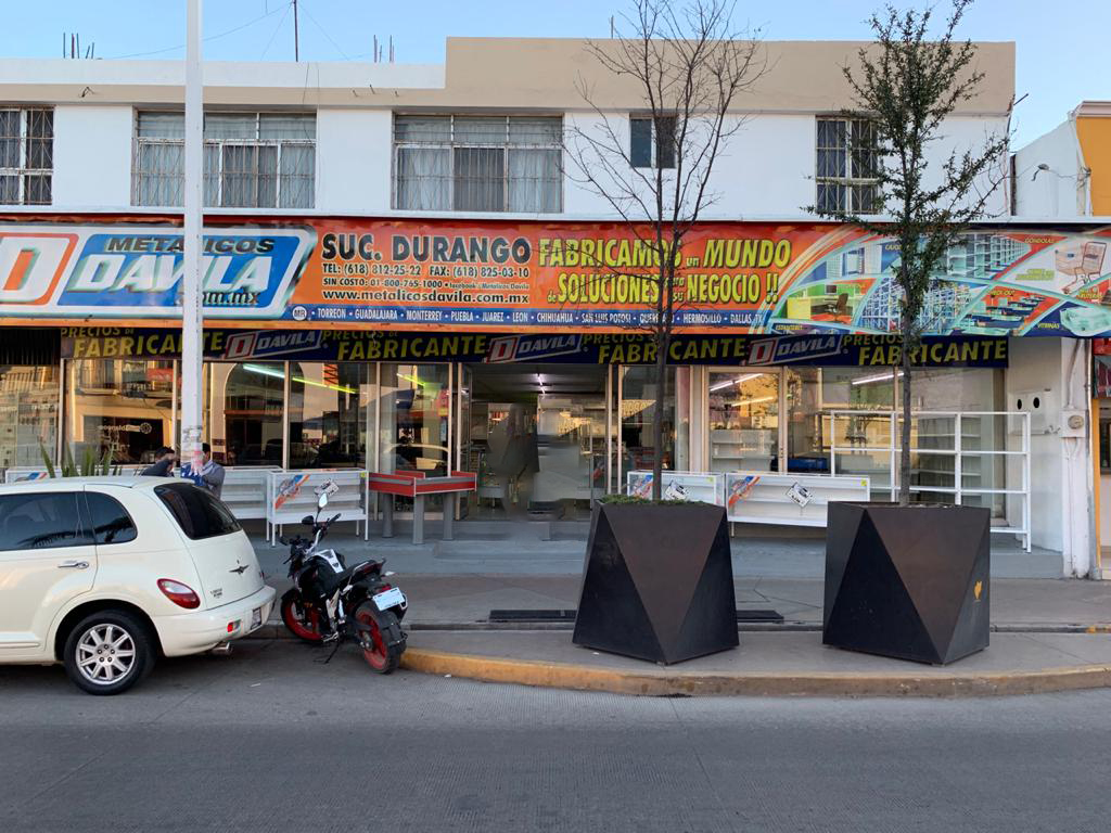Fachada de la sucursal Durango